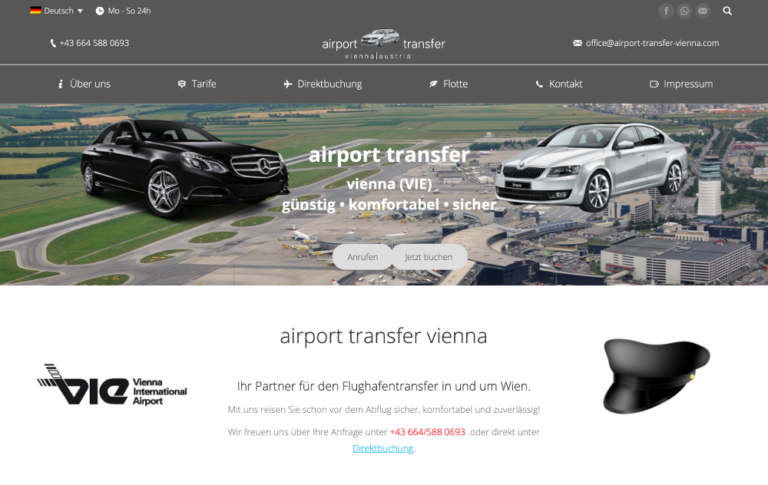 Flughafentransfer Flughafentaxi Wien